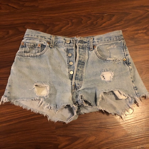 levi strauss jean shorts